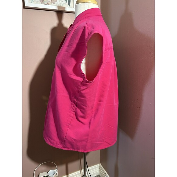 Figs Rafaela Scrub Top Women Size XS Pink Technical Collection Pockets - Picture 2 of 9